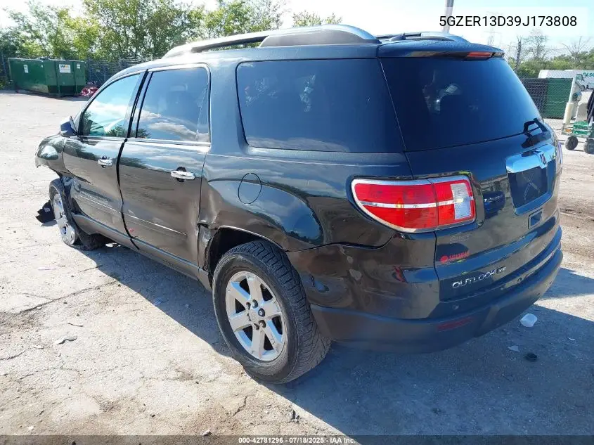 2009 Saturn Outlook Xe VIN: 5GZER13D39J173808 Lot: 42781296
