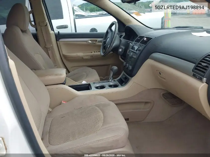 2010 Saturn Outlook Xe VIN: 5GZLRTED9AJ198894 Lot: 42359523
