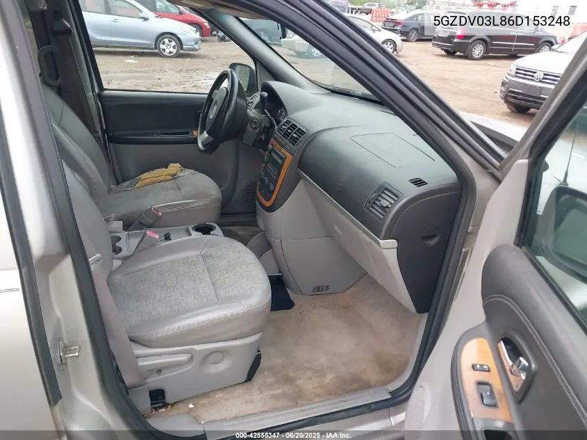 2006 Saturn Relay 2 VIN: 5GZDV03L86D153248 Lot: 42555347