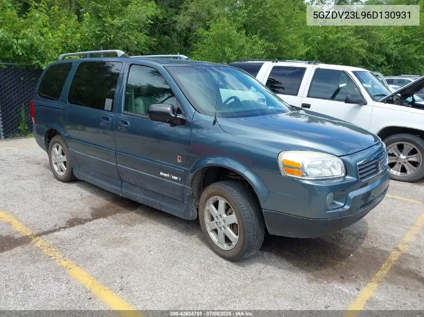 2006 Saturn Relay 3 VIN: 5GZDV23L96D130931 Lot: 42654759