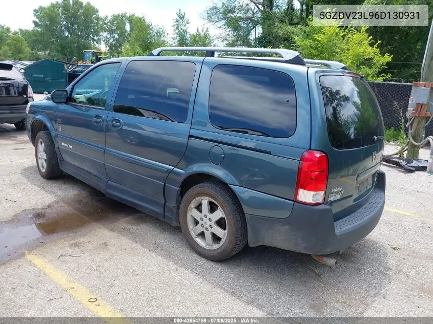 2006 Saturn Relay 3 VIN: 5GZDV23L96D130931 Lot: 42654759