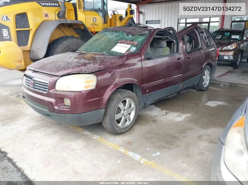 2007 Saturn Relay 3 VIN: 5GZDV23147D134272 Lot: 42423398