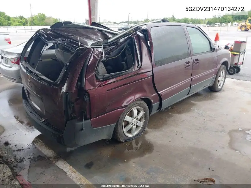 2007 Saturn Relay 3 VIN: 5GZDV23147D134272 Lot: 42423398