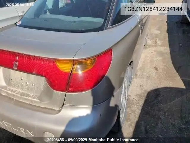 2001 Saturn Sc1 VIN: 1G8ZN12841Z284144 Lot: 20208456