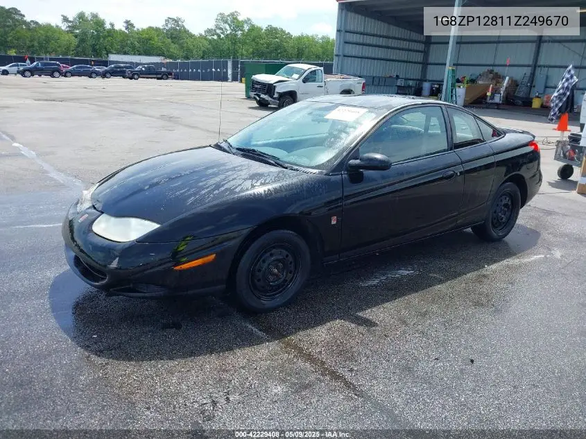 2001 Saturn Sc1 VIN: 1G8ZP12811Z249670 Lot: 42229408