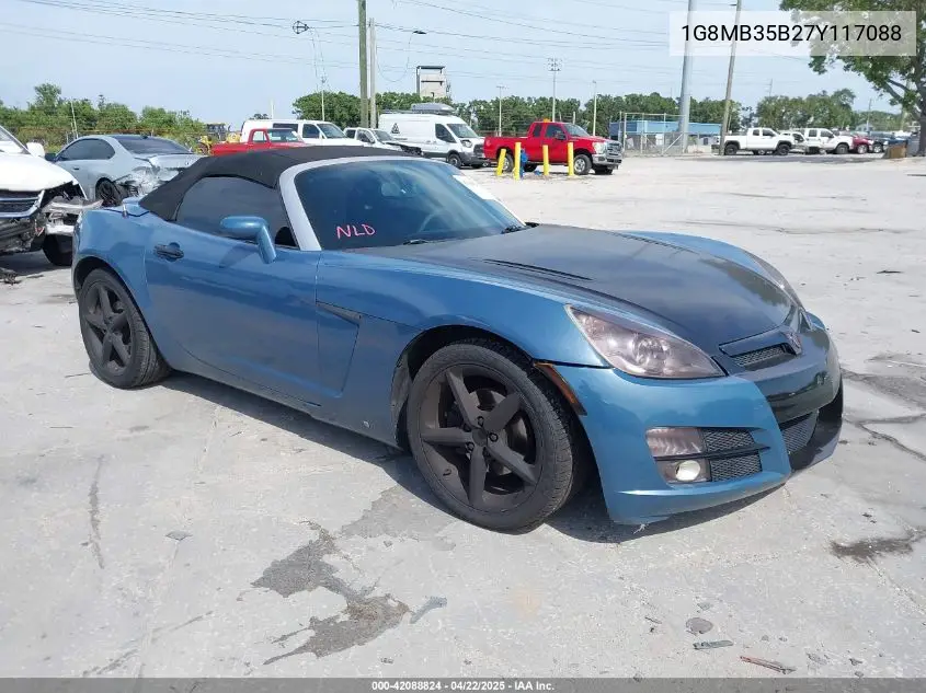 2007 Saturn Sky VIN: 1G8MB35B27Y117088 Lot: 42088824