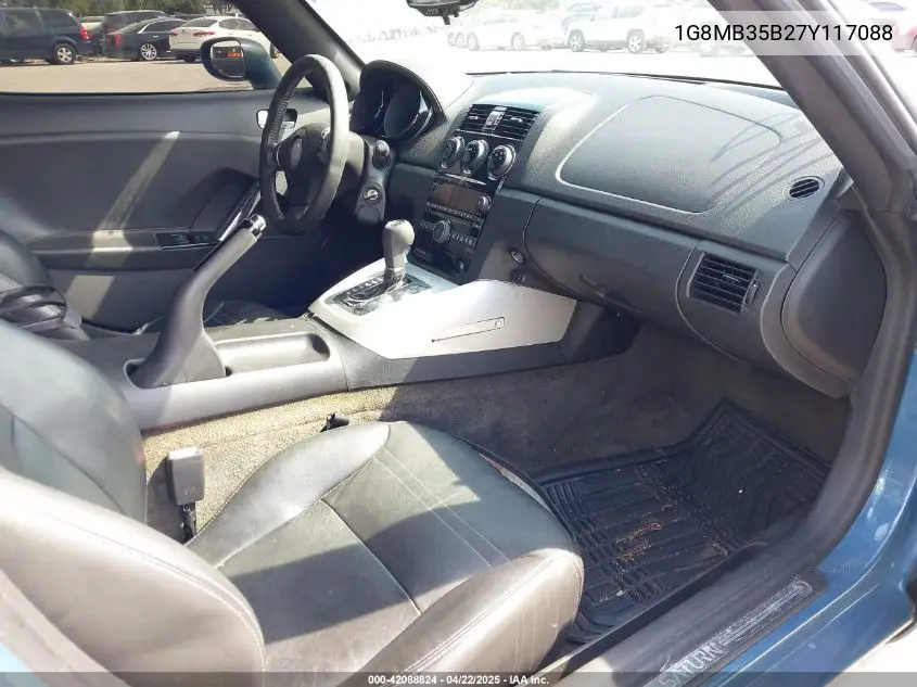 2007 Saturn Sky VIN: 1G8MB35B27Y117088 Lot: 42088824