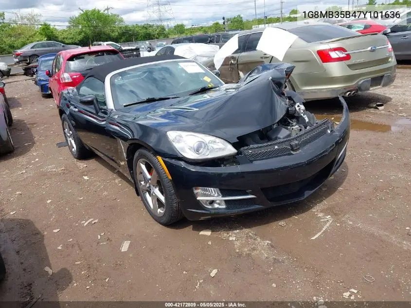 2007 Saturn Sky VIN: 1G8MB35B47Y101636 Lot: 42172809