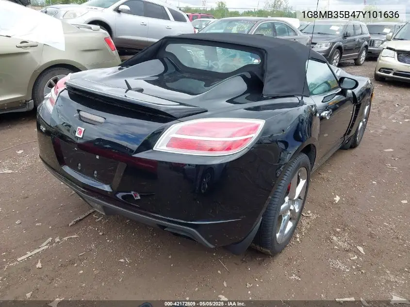 2007 Saturn Sky VIN: 1G8MB35B47Y101636 Lot: 42172809
