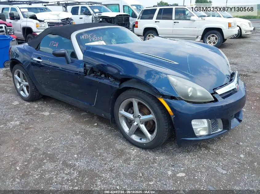 2007 Saturn Sky Red Line VIN: 1G8MG35X87Y130568 Lot: 42451724