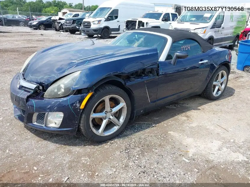 2007 Saturn Sky Red Line VIN: 1G8MG35X87Y130568 Lot: 42451724