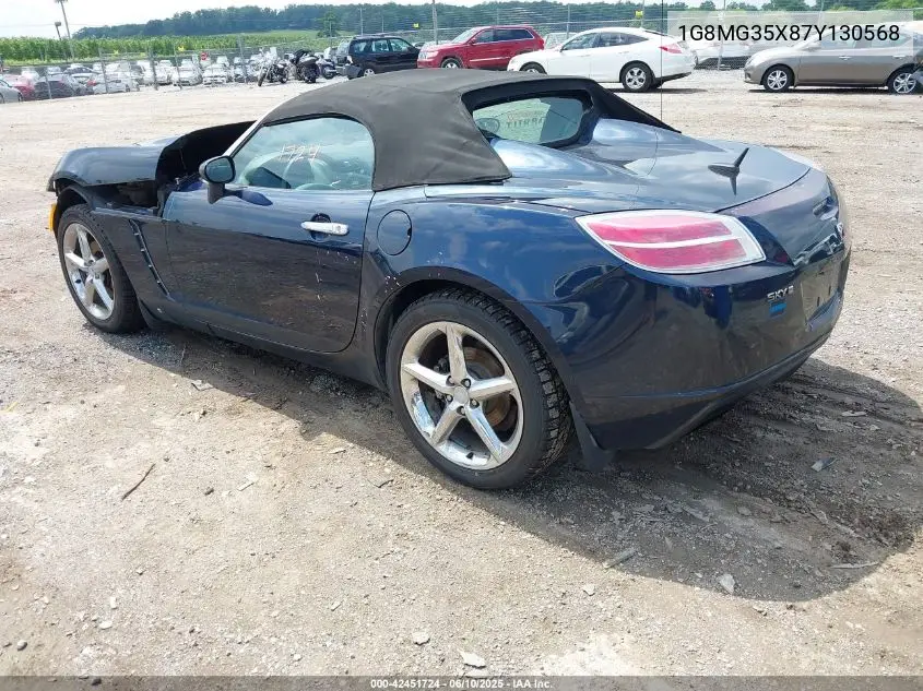 2007 Saturn Sky Red Line VIN: 1G8MG35X87Y130568 Lot: 42451724