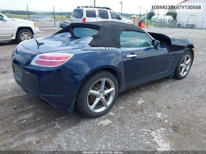 2007 Saturn Sky Red Line VIN: 1G8MG35X87Y130568 Lot: 42451724