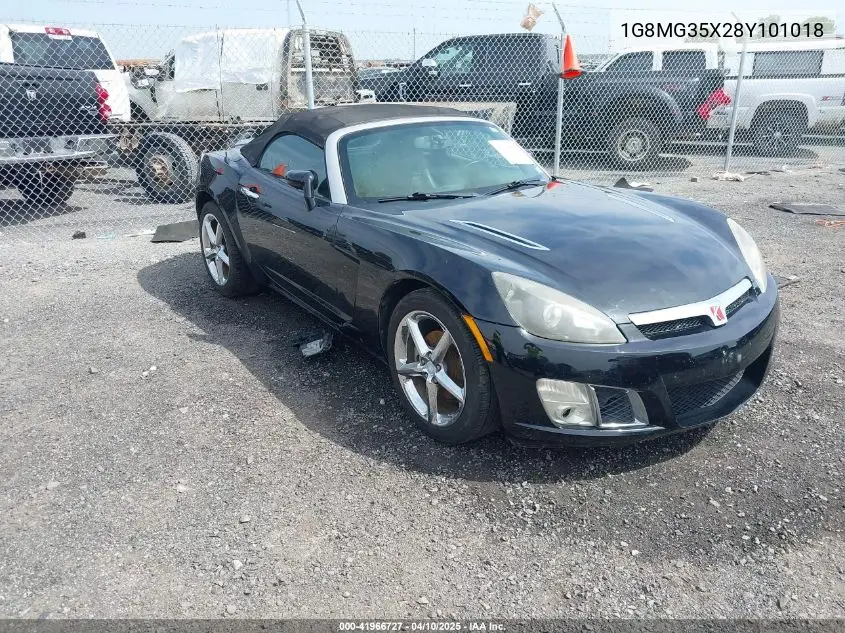 2008 Saturn Sky Red Line VIN: 1G8MG35X28Y101018 Lot: 41966727