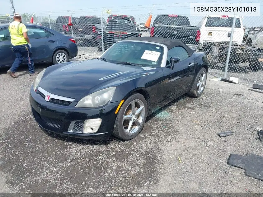 2008 Saturn Sky Red Line VIN: 1G8MG35X28Y101018 Lot: 41966727