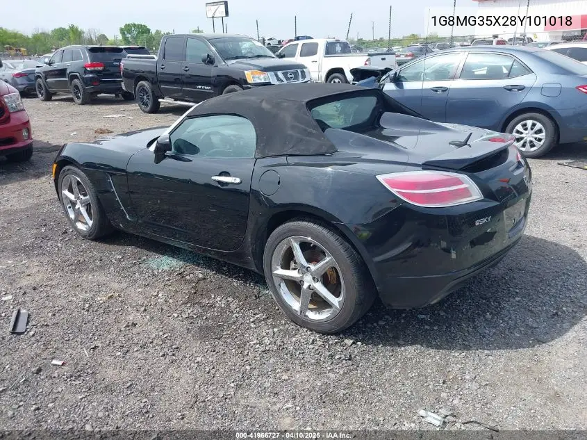 2008 Saturn Sky Red Line VIN: 1G8MG35X28Y101018 Lot: 41966727