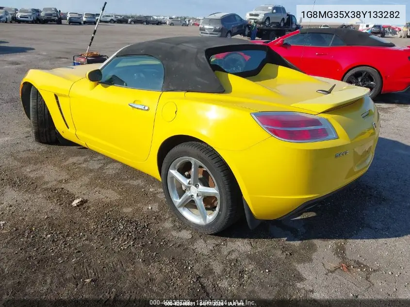 2008 Saturn Sky Red Line VIN: 1G8MG35X38Y133282 Lot: 42046581