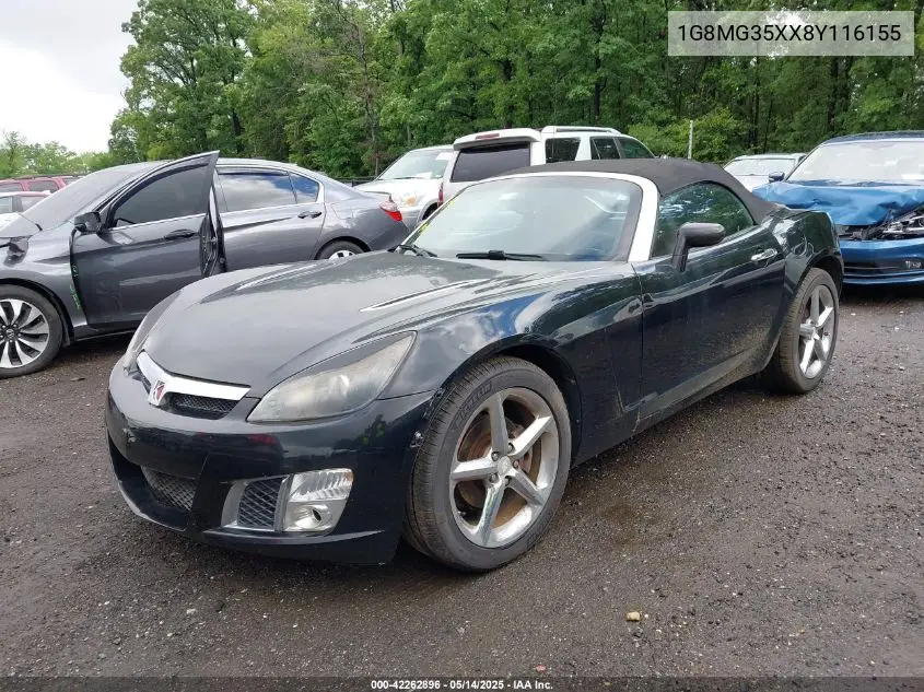 1g8mg35xx8y116155 1G8MG35XX8Y116155 2008 Saturn Sky Red Line