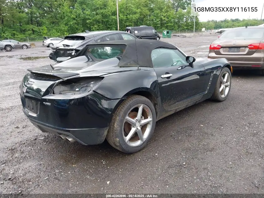 1g8mg35xx8y116155 1G8MG35XX8Y116155 2008 Saturn Sky Red Line