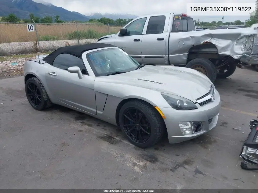 2008 Saturn Sky Red Line VIN: 1G8MF35X08Y119522 Lot: 42268531
