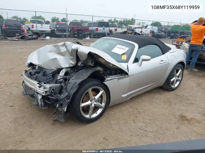 2008 Saturn Sky Red Line VIN: 1G8MF35X68Y119959 Lot: 42469912