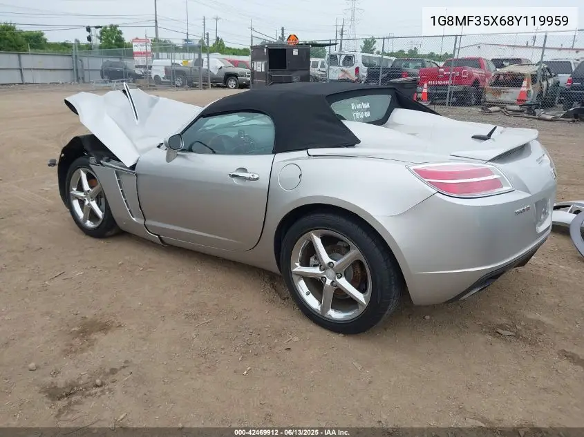 2008 Saturn Sky Red Line VIN: 1G8MF35X68Y119959 Lot: 42469912