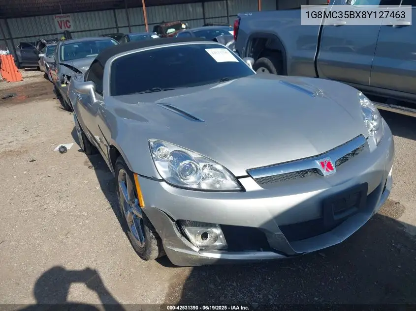 2008 Saturn Sky VIN: 1G8MC35BX8Y127463 Lot: 42531390