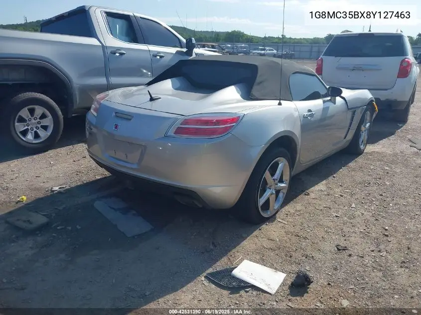 2008 Saturn Sky VIN: 1G8MC35BX8Y127463 Lot: 42531390