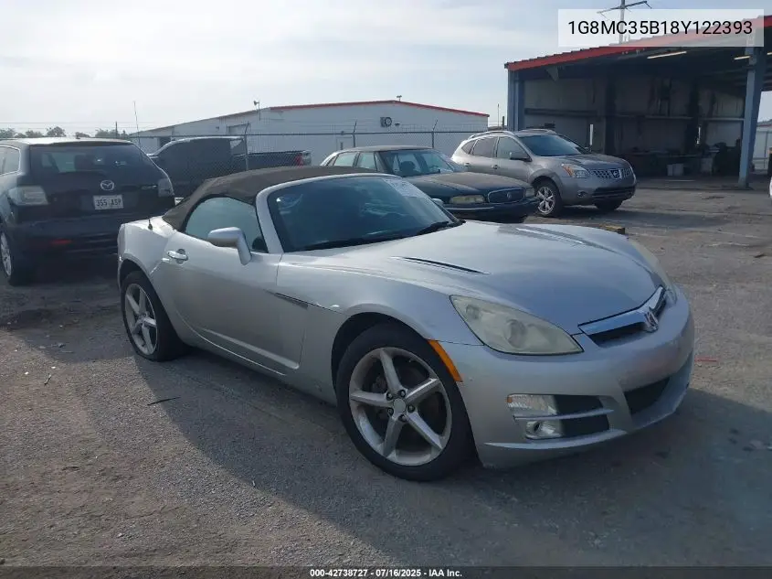 2008 Saturn Sky VIN: 1G8MC35B18Y122393 Lot: 42738727