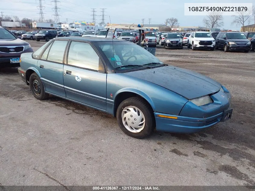 1992 Saturn Sl VIN: 1G8ZF5490NZ221879 Lot: 41126367