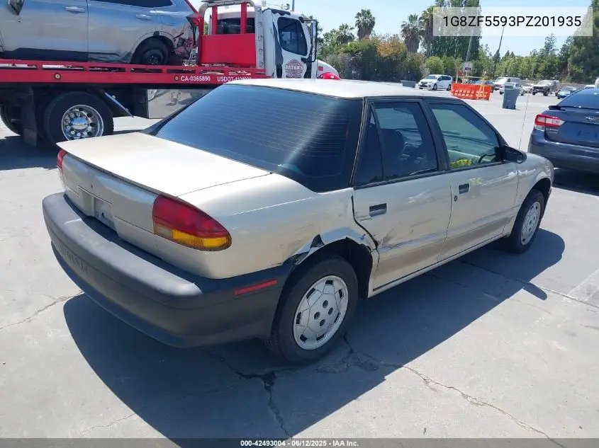 1993 Saturn Sl VIN: 1G8ZF5593PZ201935 Lot: 42493004