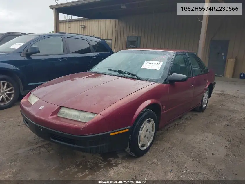 1994 Saturn Sl1 VIN: 1G8ZH5594RZ230566 Lot: 42090623