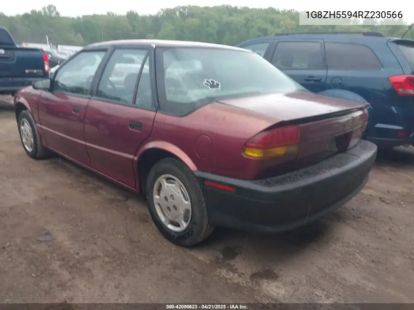 1994 Saturn Sl1 VIN: 1G8ZH5594RZ230566 Lot: 42090623