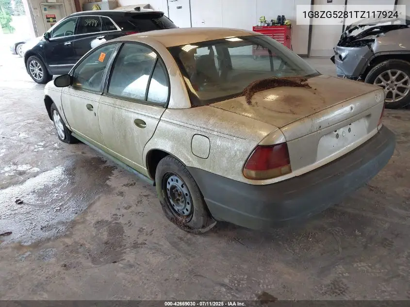 1996 Saturn Sl1 VIN: 1G8ZG5281TZ117924 Lot: 42669030