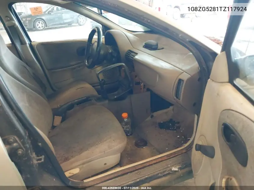 1996 Saturn Sl1 VIN: 1G8ZG5281TZ117924 Lot: 42669030