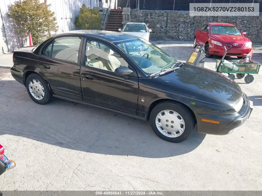 1997 Saturn Sl Sl2 VIN: 1G8ZK5270VZ280153 Lot: 40958843