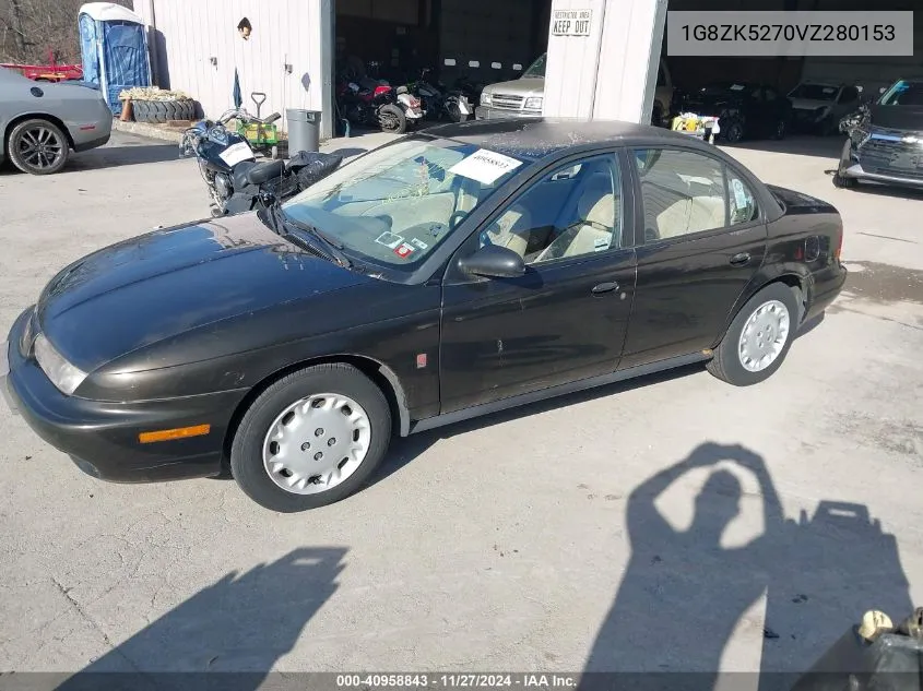 1997 Saturn Sl Sl2 VIN: 1G8ZK5270VZ280153 Lot: 40958843
