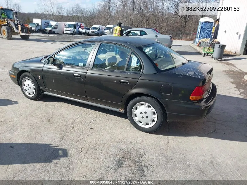 1997 Saturn Sl Sl2 VIN: 1G8ZK5270VZ280153 Lot: 40958843