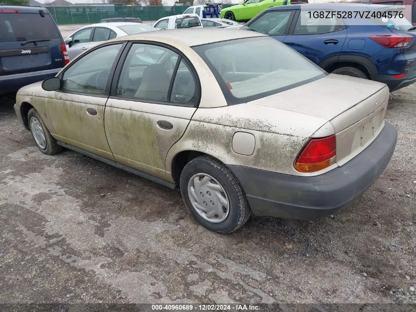 1997 Saturn Sl VIN: 1G8ZF5287VZ404576 Lot: 40960689