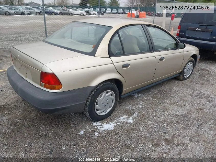 1997 Saturn Sl VIN: 1G8ZF5287VZ404576 Lot: 40960689
