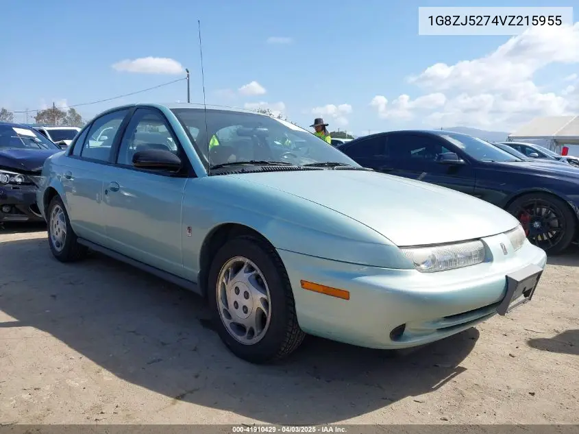 1997 Saturn Sl Sl2 VIN: 1G8ZJ5274VZ215955 Lot: 41910429