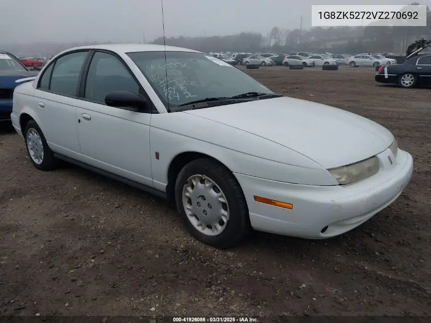 1997 Saturn Sl Sl2 VIN: 1G8ZK5272VZ270692 Lot: 41926086