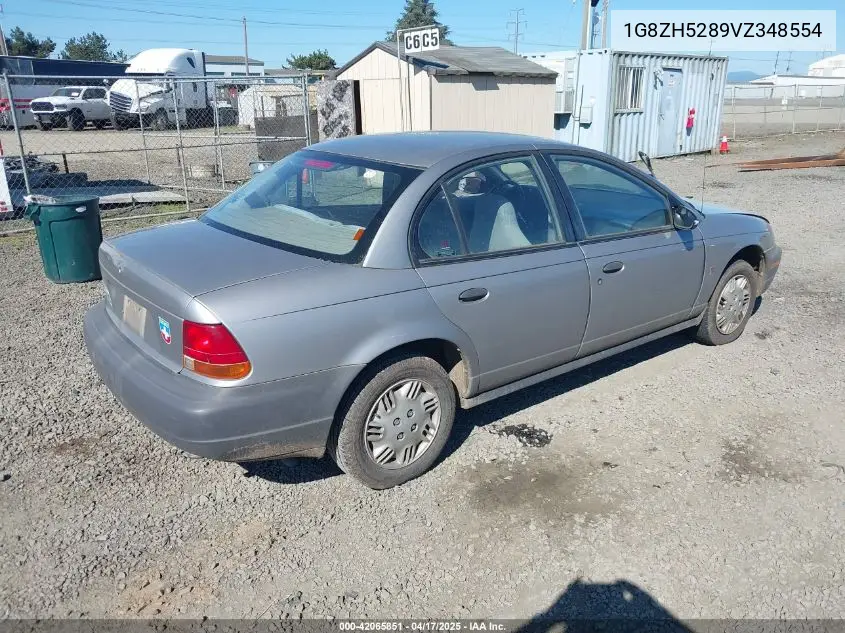 1997 Saturn Sl Sl1 VIN: 1G8ZH5289VZ348554 Lot: 42065851