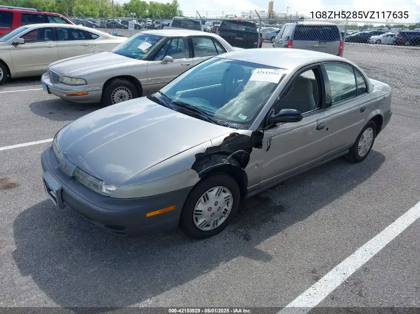 1997 Saturn Sl Sl1 VIN: 1G8ZH5285VZ117635 Lot: 42153929