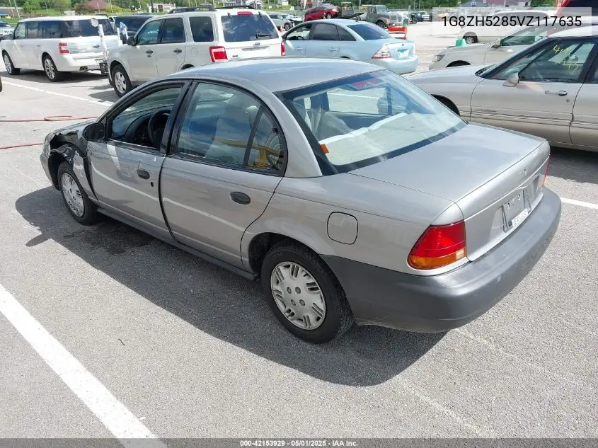 1997 Saturn Sl Sl1 VIN: 1G8ZH5285VZ117635 Lot: 42153929