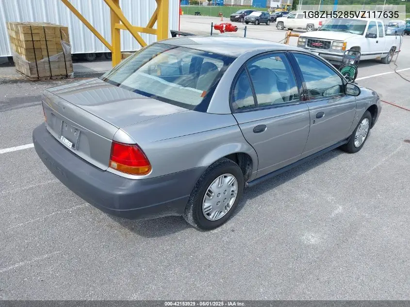 1997 Saturn Sl Sl1 VIN: 1G8ZH5285VZ117635 Lot: 42153929