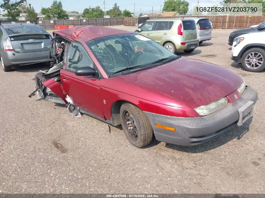 1997 Saturn Sl VIN: 1G8ZF5281VZ203790 Lot: 42697958