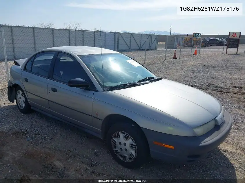 1998 Saturn Sl1 VIN: 1G8ZH5281WZ175176 Lot: 41991139