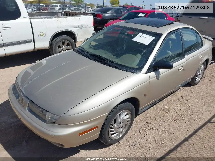 1998 Saturn Sl Base (A4) VIN: 1G8ZK5271WZ129808 Lot: 41993909