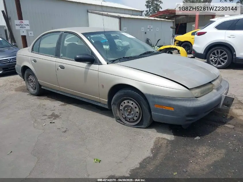 1998 Saturn Sl1 VIN: 1G8ZH5281WZ230144 Lot: 42142370